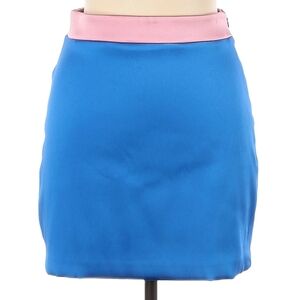 Milly sateen mini skirt